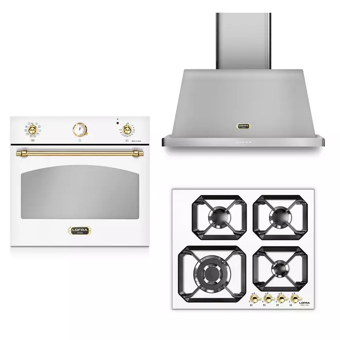 Built-in LOFRA KIT | DOLCEVITA 60 | BIANCO PERLA | HRBP6G0 | FRBP69EE + ACCIAIO SATINATO | HOOD 600 | LIMITED EDITION
