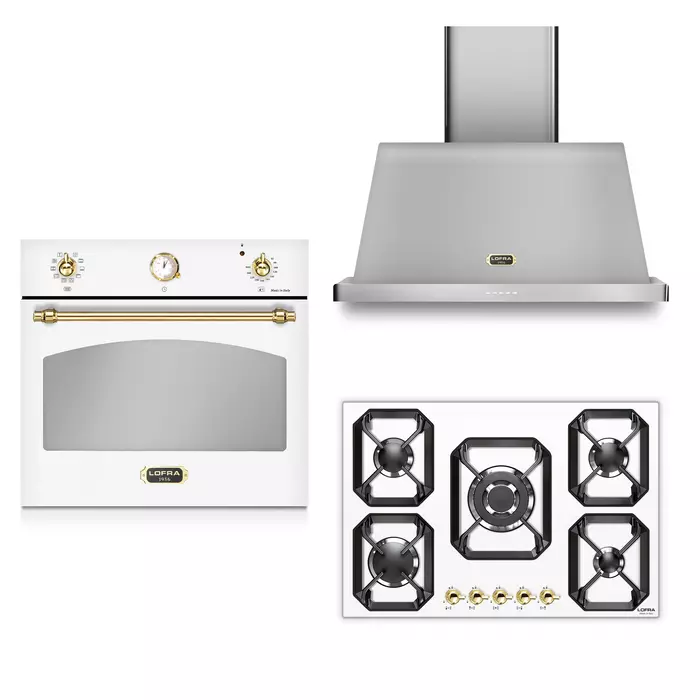 Built-in LOFRA KIT | DOLCEVITA 75/60 | BIANCO PERLA | HRBP7A0 | FRBP69EE + ACCIAIO SATINATO | HOOD 600 | LIMITED EDITION