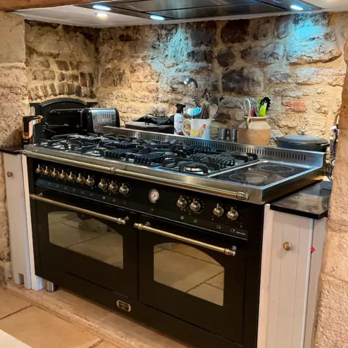 LOFRA | Gas Kitchen | DOLCEVITA 150 | NERO MATT | RNMD156MFT+MFT/AE0V/Bronze