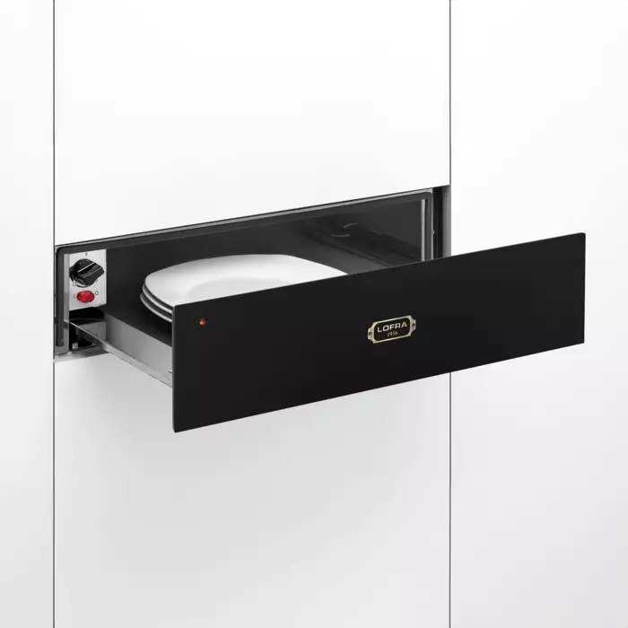LOFRA | Szuflada grzewcza | DOLCEVITA 60 | NERO MATT | WRNM66A/Bronze