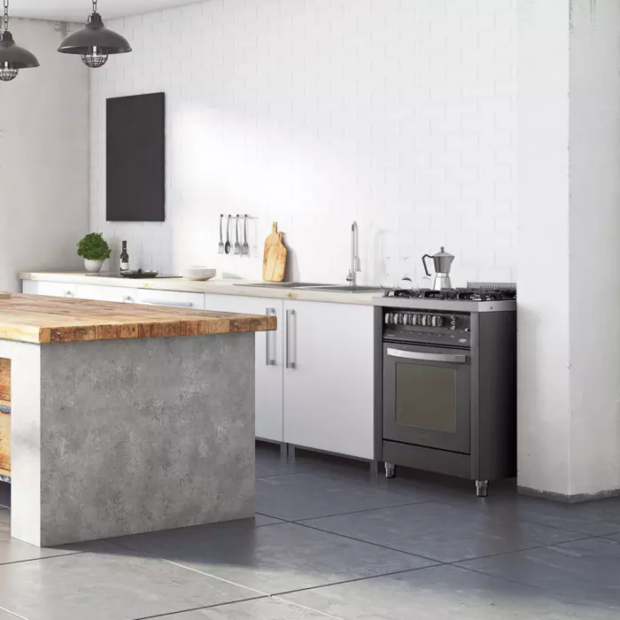 LOFRA | Gas Kitchen | RAINBOW 70 | NERO MATT | PNM76MFT/C