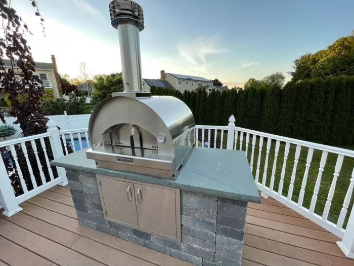 LOFRA | FONTANA - GARDEN PIZZA OVEN | GAS | MARGHERITA | TOP | INOX