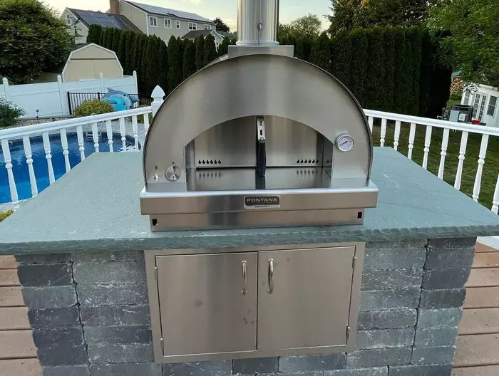 LOFRA | FONTANA - GARDEN PIZZA OVEN | GAS | MARGHERITA | TOP | INOX