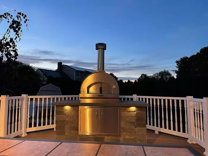 LOFRA | FONTANA - GARDEN PIZZA OVEN | GAS | MARGHERITA | TOP | INOX