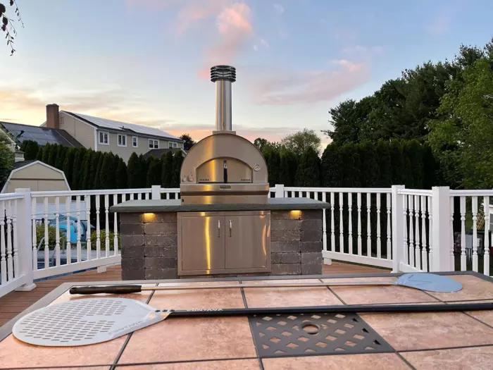 LOFRA | FONTANA - GARDEN PIZZA OVEN | GAS | MARGHERITA | TOP | INOX