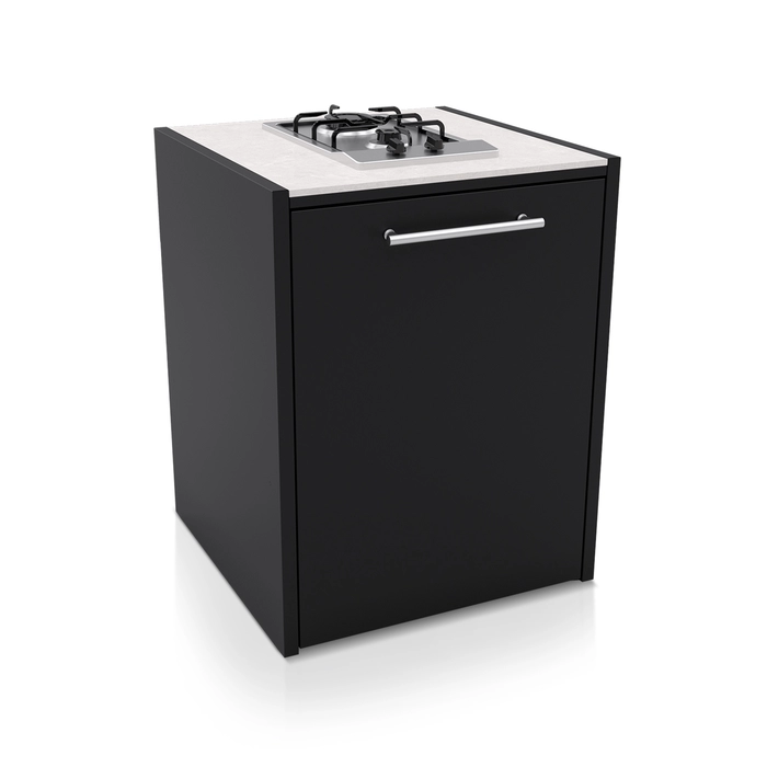 FONTANA | Outdoor kitchen | Gas burner | Neolit Pietra di Luna | Inox | ELYSIA