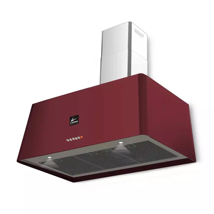 LOFRA | Okap kuchenny | Rainbow 60 | ROSSO BURGUNDY | HOOD 600
