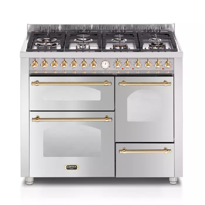 Gas cooker | DOLCEVITA 110 QUATTROPORTE | ACCIAIO SATINATO | RST116MFET+SMFT/2AEO | LOFRA