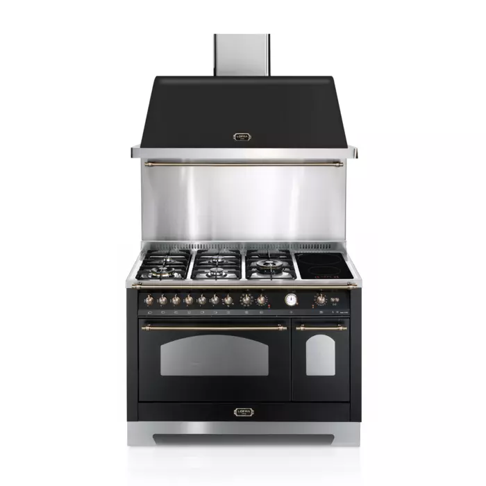 ZESTAW LOFRA | Kuchnia Gazowa z indukcją | DOLCEVITA 120 | NERO MATT | RNMD126MFT+E/2Ci2l/Bronze/Z