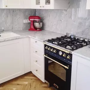 Kuchnia gazowa w stylu retro w kolorze NERO MATT